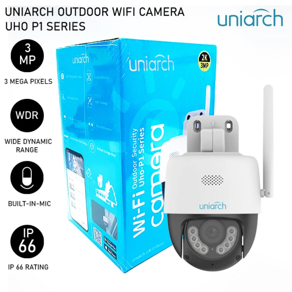دوربین مداربسته تحت شبکه Uniarch مدل Uho-P1A-M3F4D — تصویر ۸