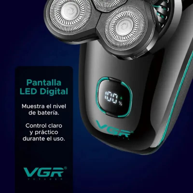 ریش تراش چرخشی 5 تیغه وی جی آر مدل V-304 — تصویر ۷