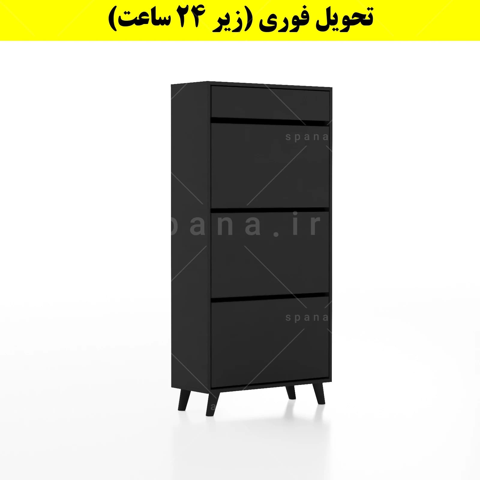 جاکفشی داشبوردی سه درب کشودار طرح ایکیا – طول 70 (تحویل فوری) — تصویر ۷
