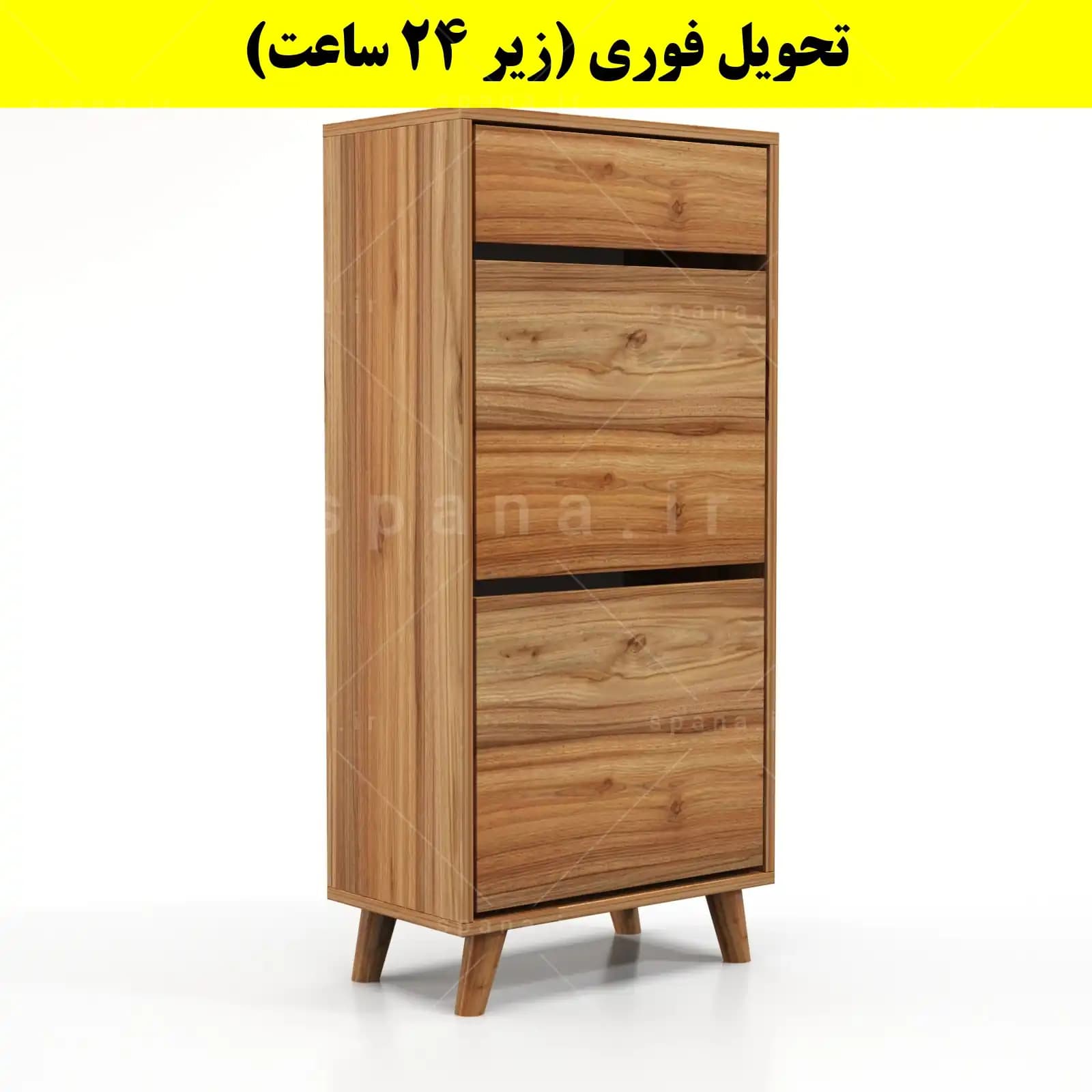 جاکفشی داشبوردی دو درب کشودار طرح ایکیا – طول 50 (تحویل فوری) — تصویر ۴