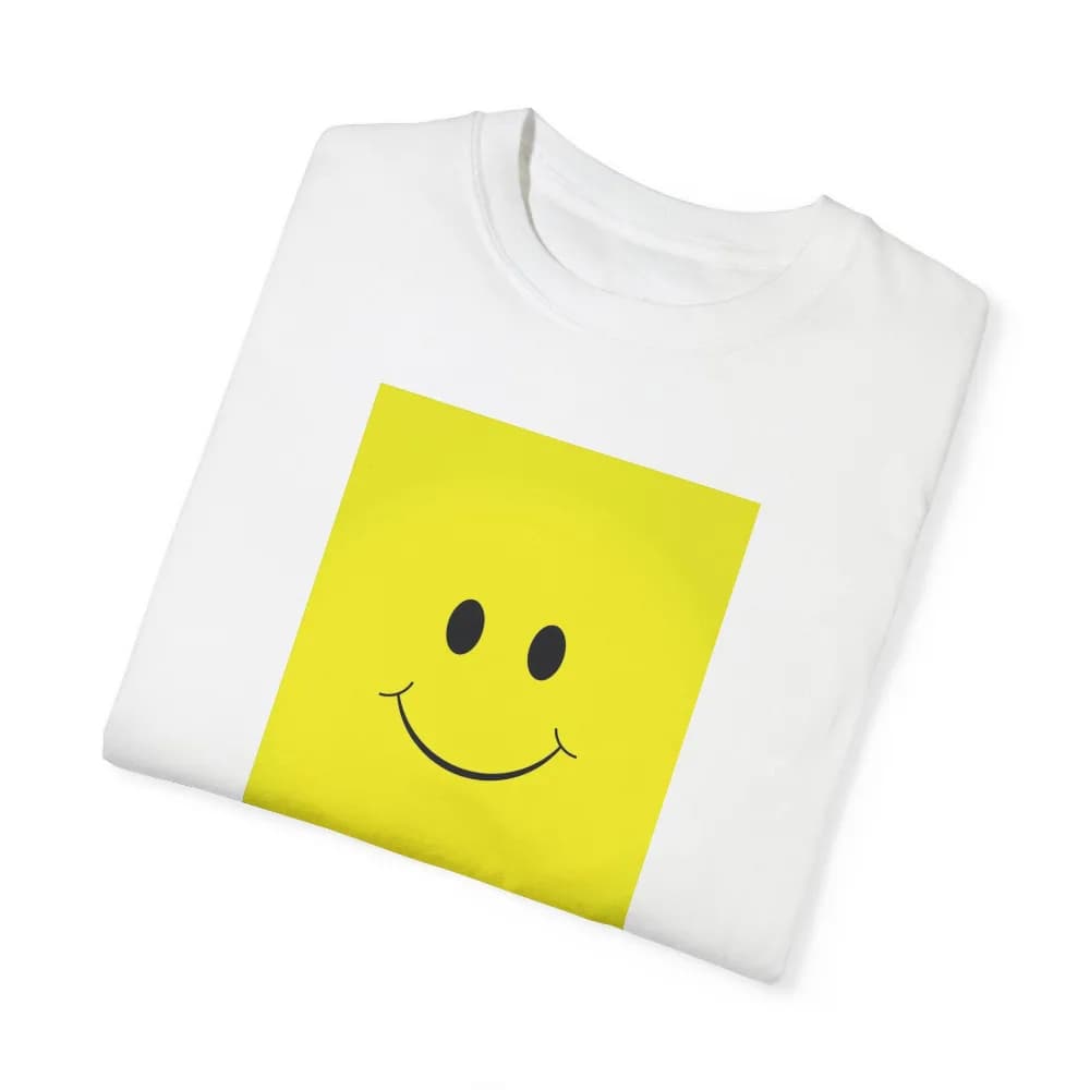تیشرت آستین کوتاه مردانه مدل smile رنگ سفید — تصویر ۶