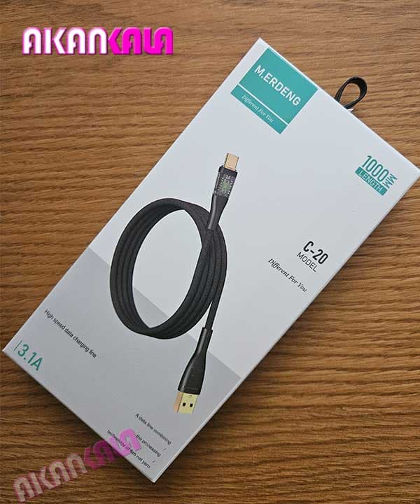 کابل شارژر C TO C مدل C-20 (دارای iC و LED) “فروش عمده” — تصویر ۶