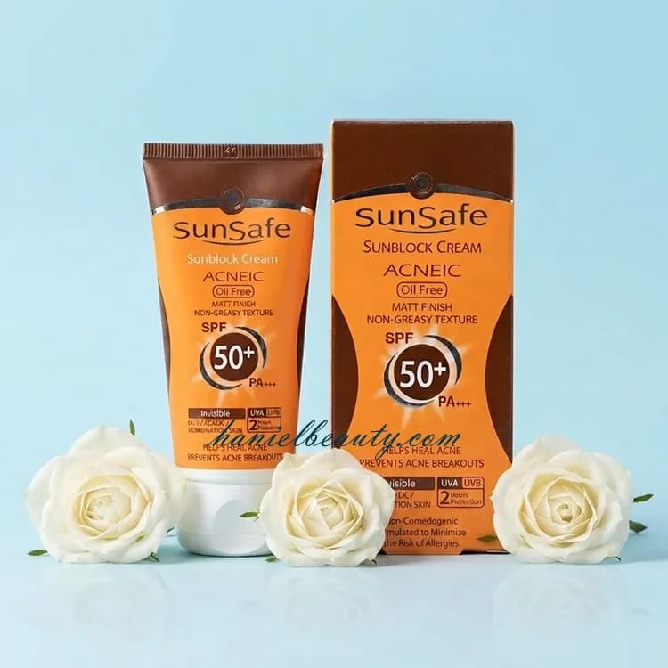 کرم ضد آفتاب سان سیف مدل Invisible SPF50 بی رنگ مخصوص پوست چرب — تصویر ۶