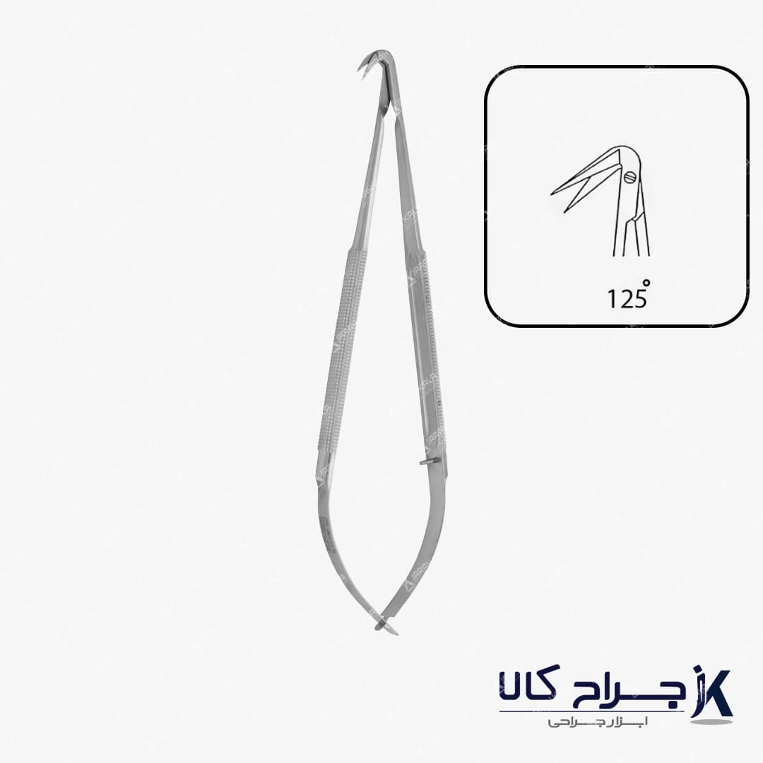قیچی عروقی ۱۲۵درجه MARK 18cm — تصویر ۲