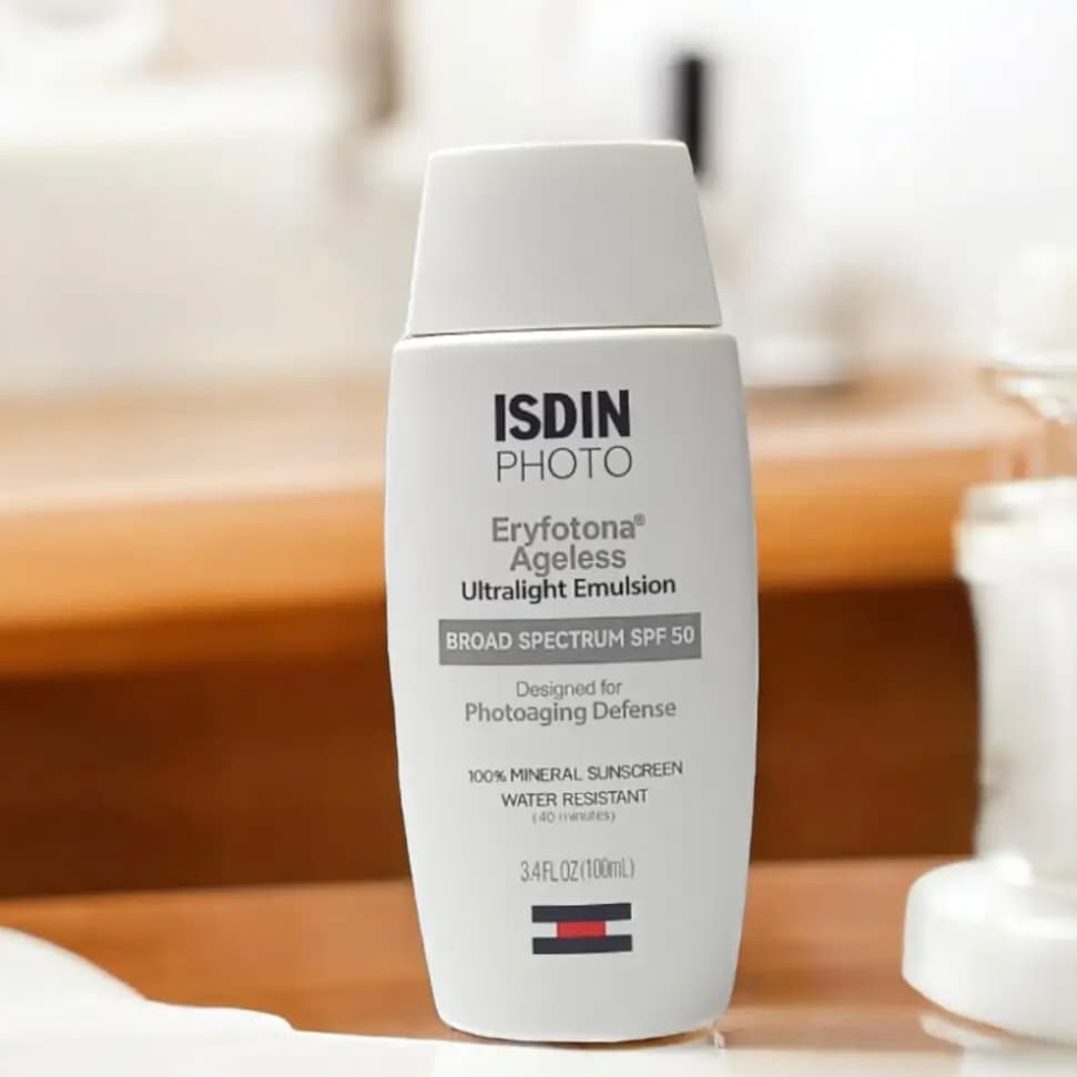 ضد آفتاب رنگی %100 مینرال SPF 50 ایزدین ISDIN Eryfotona Ageless — تصویر ۷
