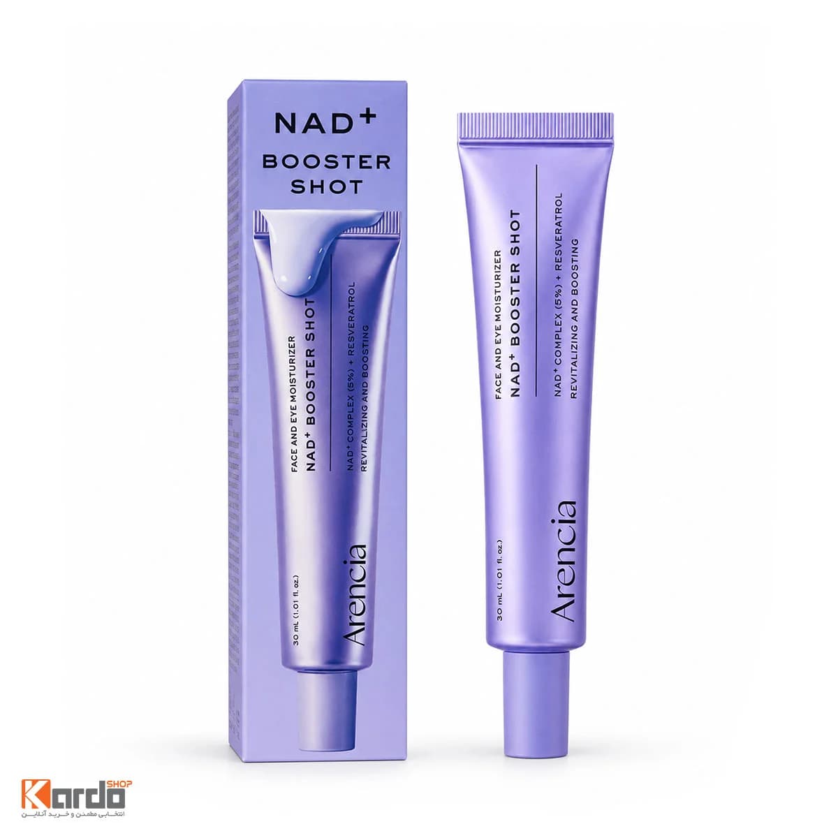 کرم جوانساز صورت و دور چشم آرنسیا مدل NAD+ Booster Shot حجم 30 میلیلیتر — تصویر ۹