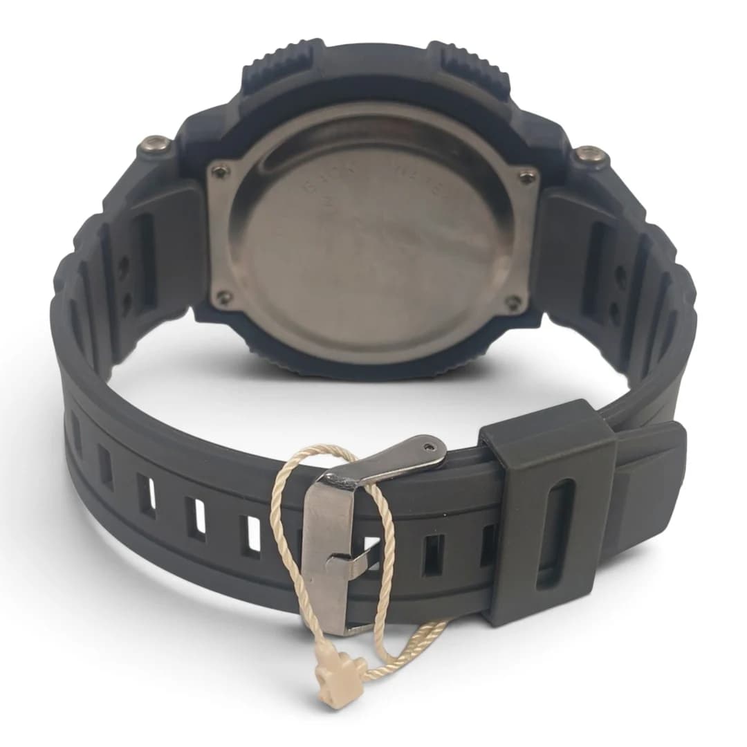 ساعت مچی اسپرت آیک | AIKE طرح G-SHOCK دیجیتالی مدل AK-1837 رنگ مشکی – طوسی به همراه جعبه و پاکت اورجینال — تصویر ۱۰