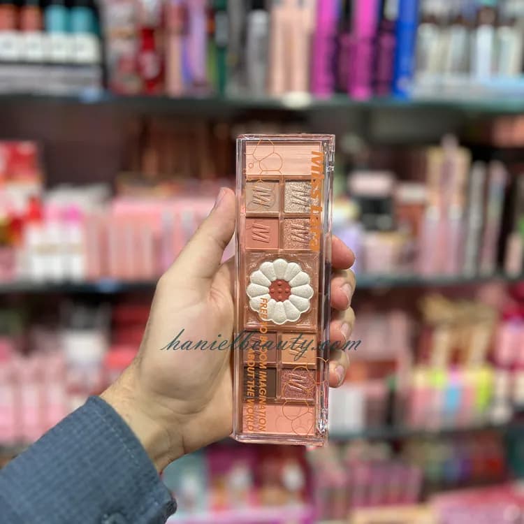 پالت سایه 10 رنگ میس لارا مدل طرحدار با تنوع سه طرح جذاب — تصویر ۵