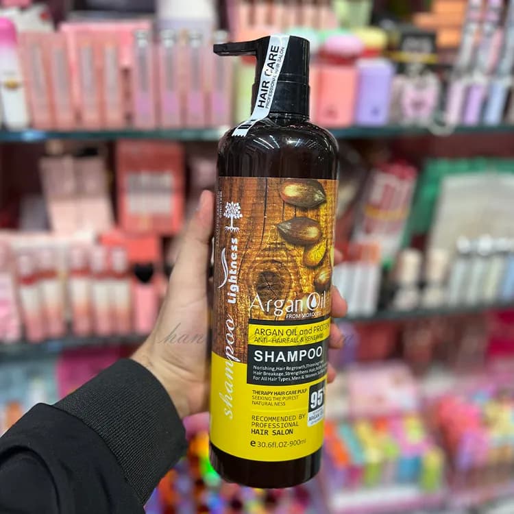 پک آرگان 4 عددی ضدریزش و احیاکننده مو شامل شامپو، ماسک، اسپری و روغن آرگان — تصویر ۱۲
