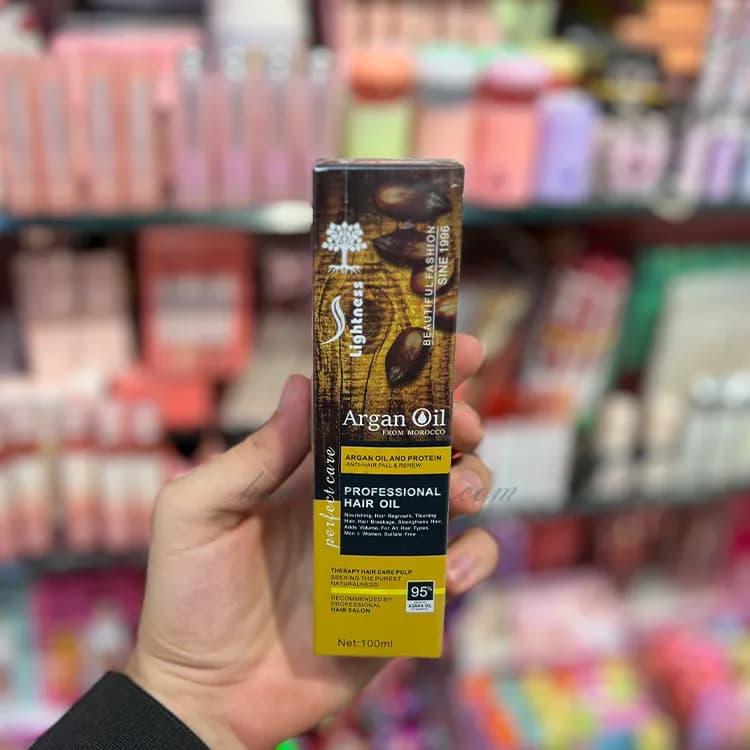 پک آرگان 4 عددی ضدریزش و احیاکننده مو شامل شامپو، ماسک، اسپری و روغن آرگان — تصویر ۷