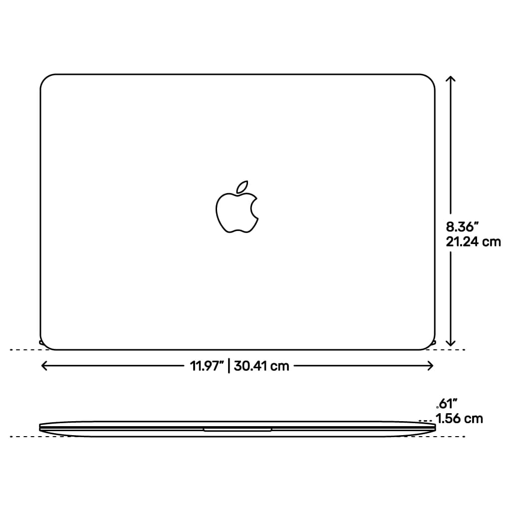 کاور محافظ چرم طبیعی دست ساز لپتاپ مک بوک ایر اپل Apple MacBook Air (3rd Gen) مدل گرشا — تصویر ۳