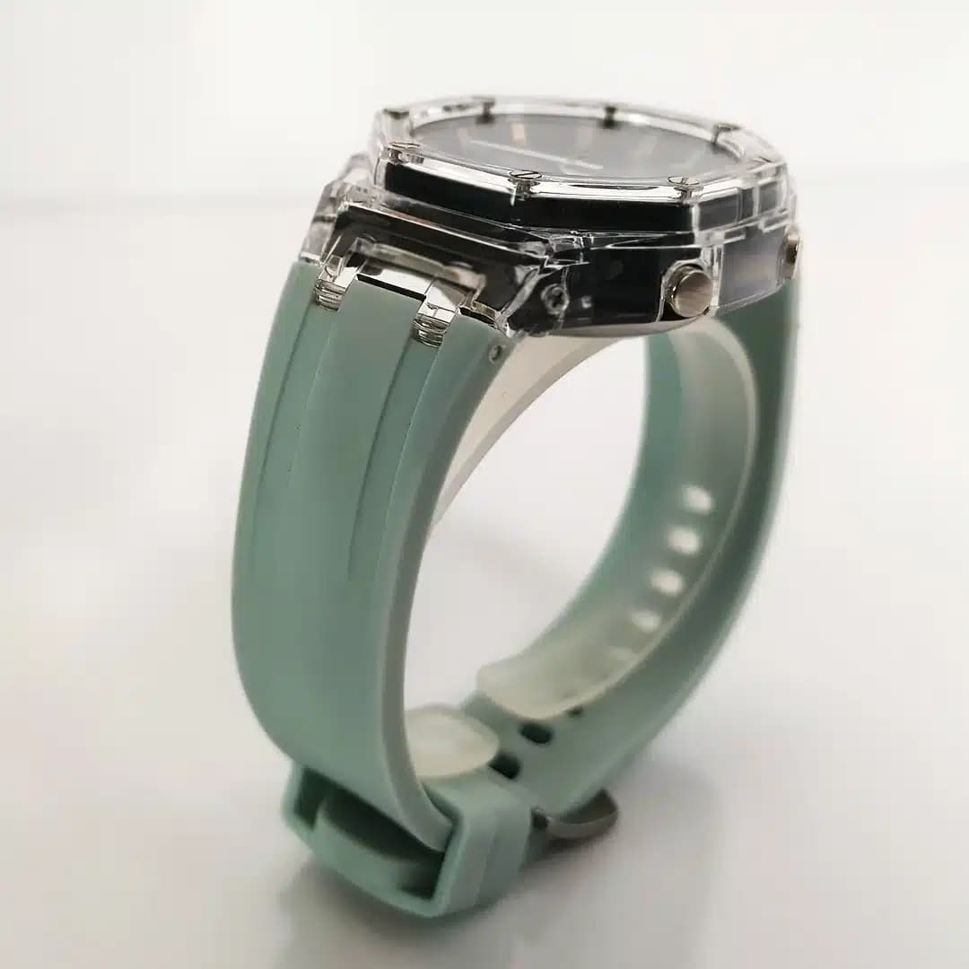 ساعت مچی اسپرت کاسیو جی شاک پمپی Casio G-Shock (های کپی درجه 1) طوسی — تصویر ۱۱