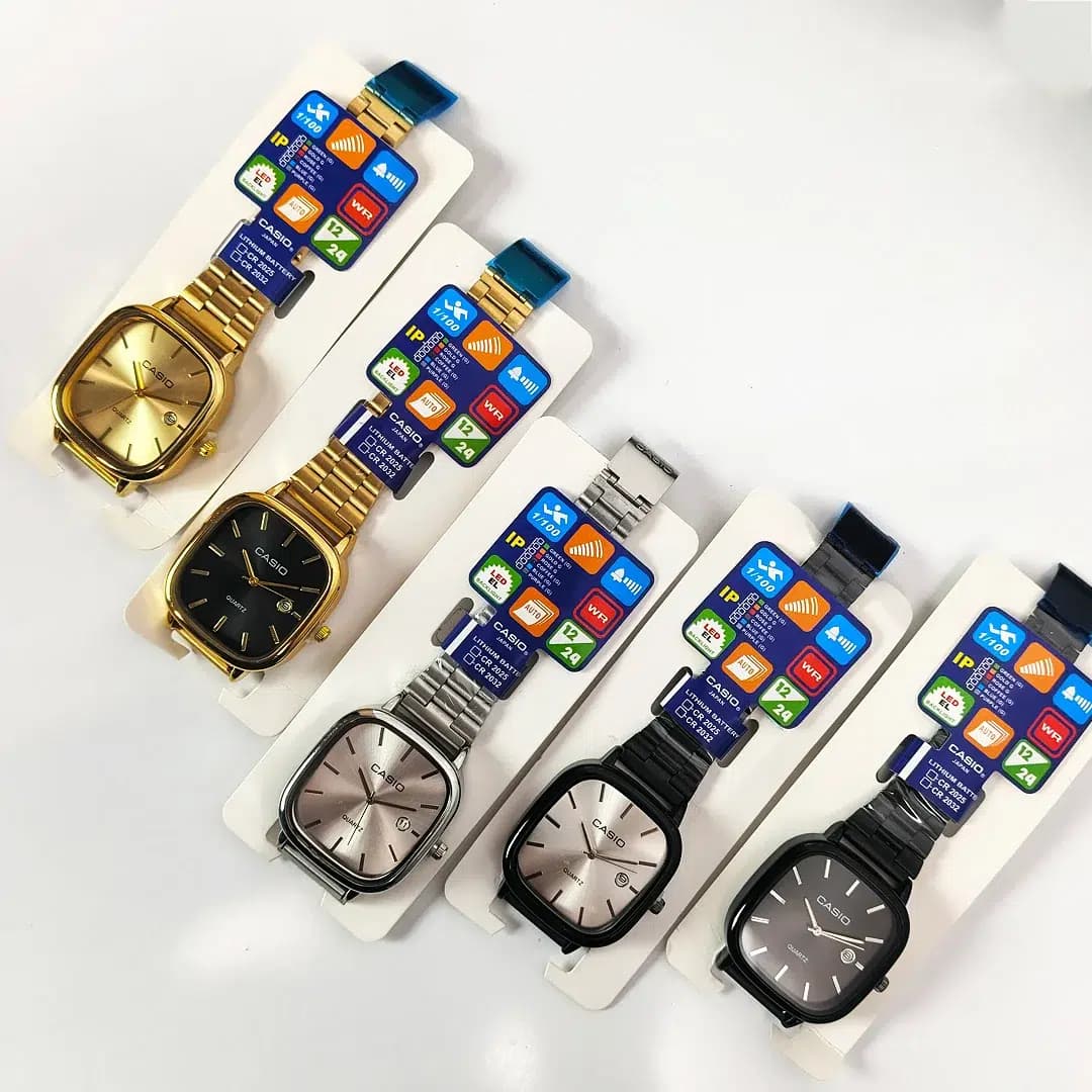 ساعت مچی مردانه و پسرانه کاسیو الدمانی Casio Old Money (هایکپی درجه یک) بند استیل — تصویر ۴