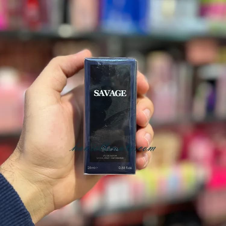 ادکلن مردانه بالرینا مدل Savage با رایحه خنک حجم 25 میلیلیتر — تصویر ۵