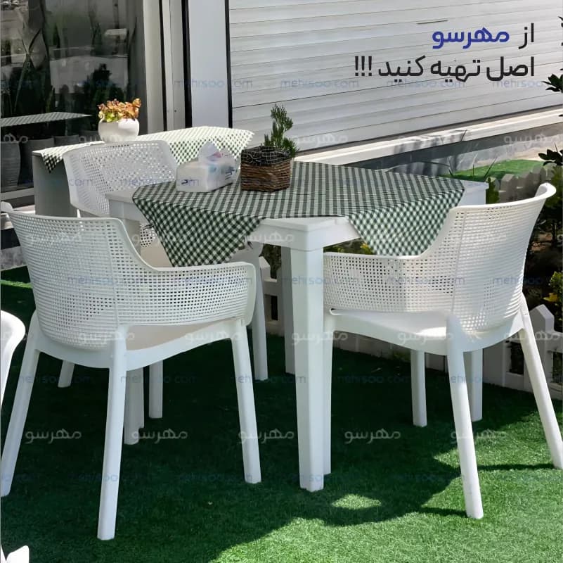 میز و صندلی پلیمری میکس 2 — تصویر ۱۰
