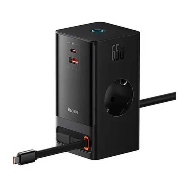 شارژر رومیزی 65W باسئوس مدل PowerCombo PSLR000301