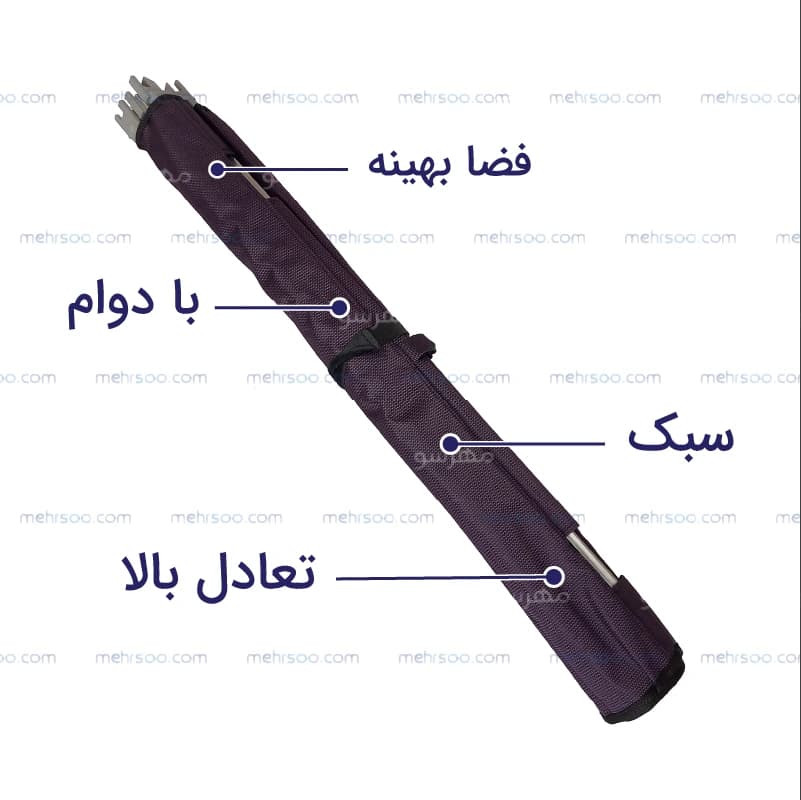 ست صندلی کمپینگ با میز استراکچر پارچه ای (4 نفره) — تصویر ۴