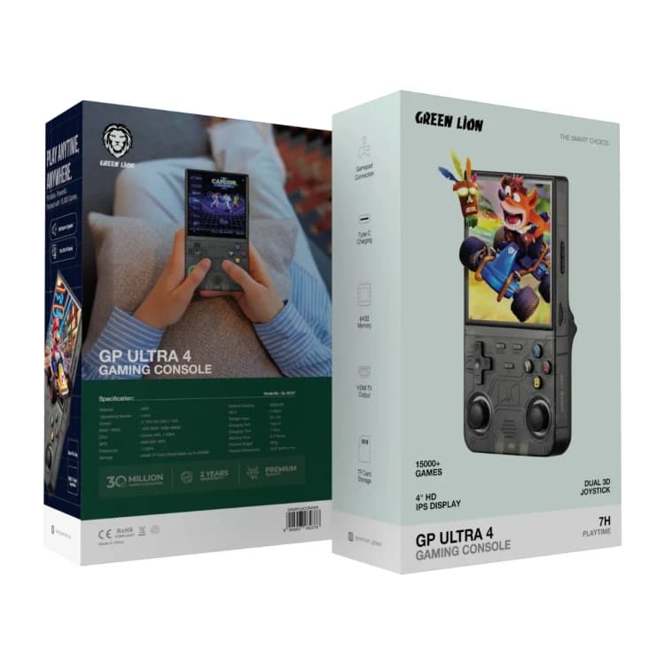 کنسول دستی گرین لاین Green Lion GP Ultra 4 Gaming Console GNGPU4CONSBK — تصویر ۸