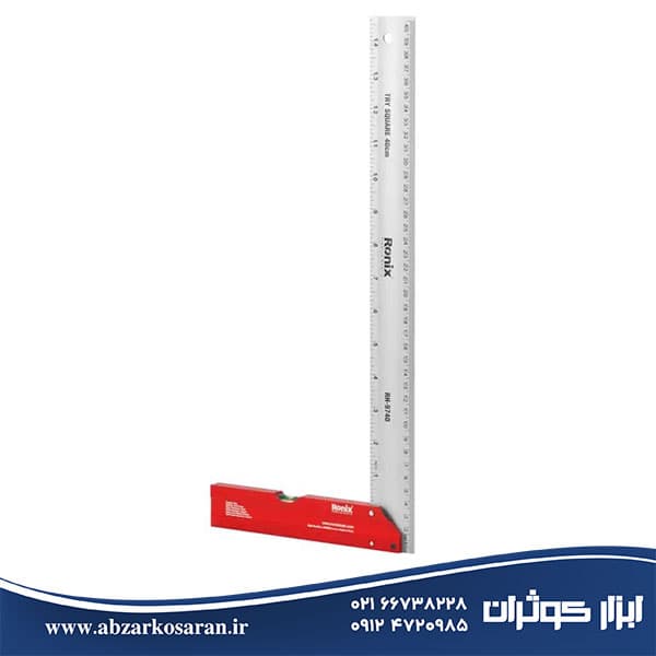 گونیا 40 سانت تراز دار رونیکس Ronix مدل RH-9740 — تصویر ۸