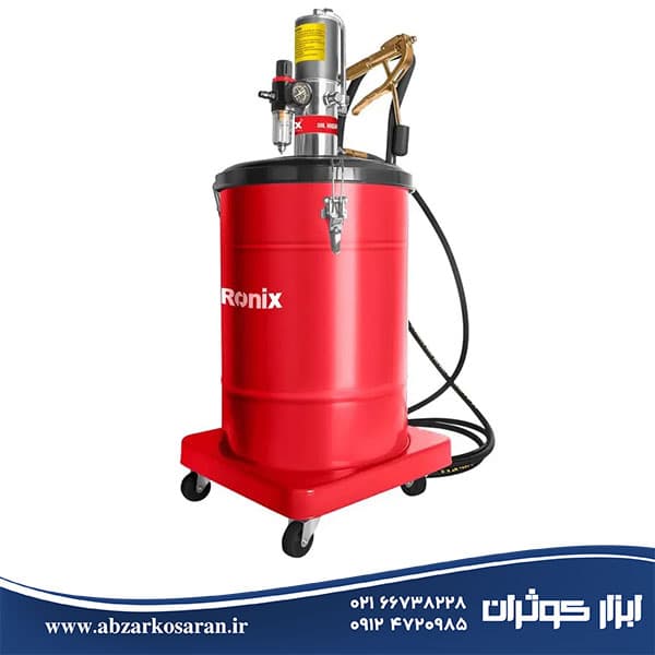 گریس پمپی سطلی 30 لیتری رونیکس Ronix مدل RH-4308 — تصویر ۲