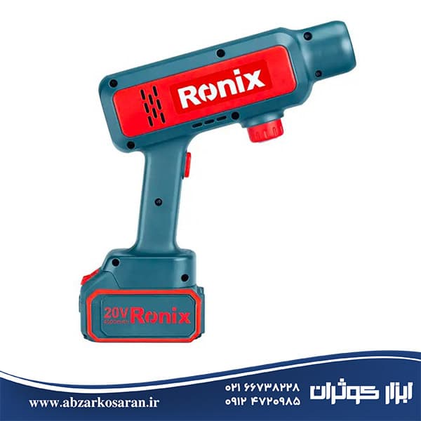 کارواش شارژی 20 ولت 4 آمپر رونیکس Ronix مدل 8628 — تصویر ۴