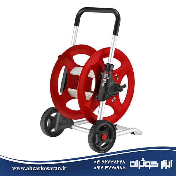 شلنگ جمعکن دستی چرخدار فلزی 60 متری رونیکس Ronix مدل RH-6160 — تصویر ۸
