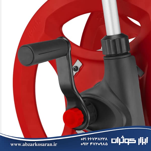 شلنگ جمعکن دستی چرخدار فلزی 60 متری رونیکس Ronix مدل RH-6160 — تصویر ۶