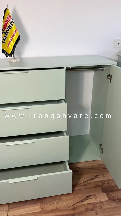 دراور بزرگ با ٤ كشو كمد كنارى عرض ١٢٠ و ارتفاع ١٠٠ — تصویر ۵