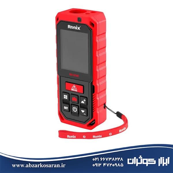 متر لیزری دوربین دار 100 متری نور قرمز رونیکس Ronix مدل RH-9390 — تصویر ۳