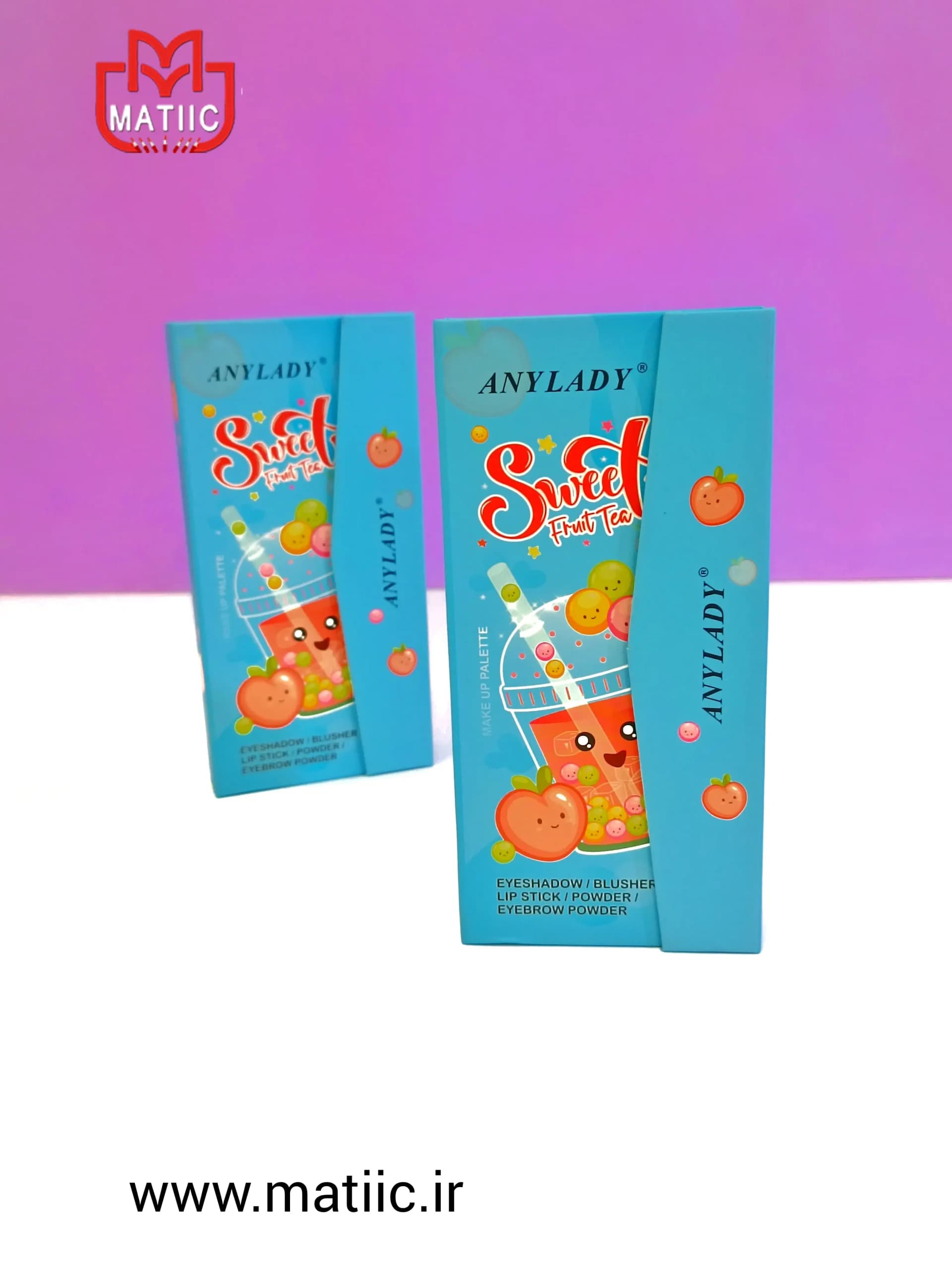 پالت سایه کیفی انی لیدی طرح میوه ای Sweet fruit Tea — تصویر ۶