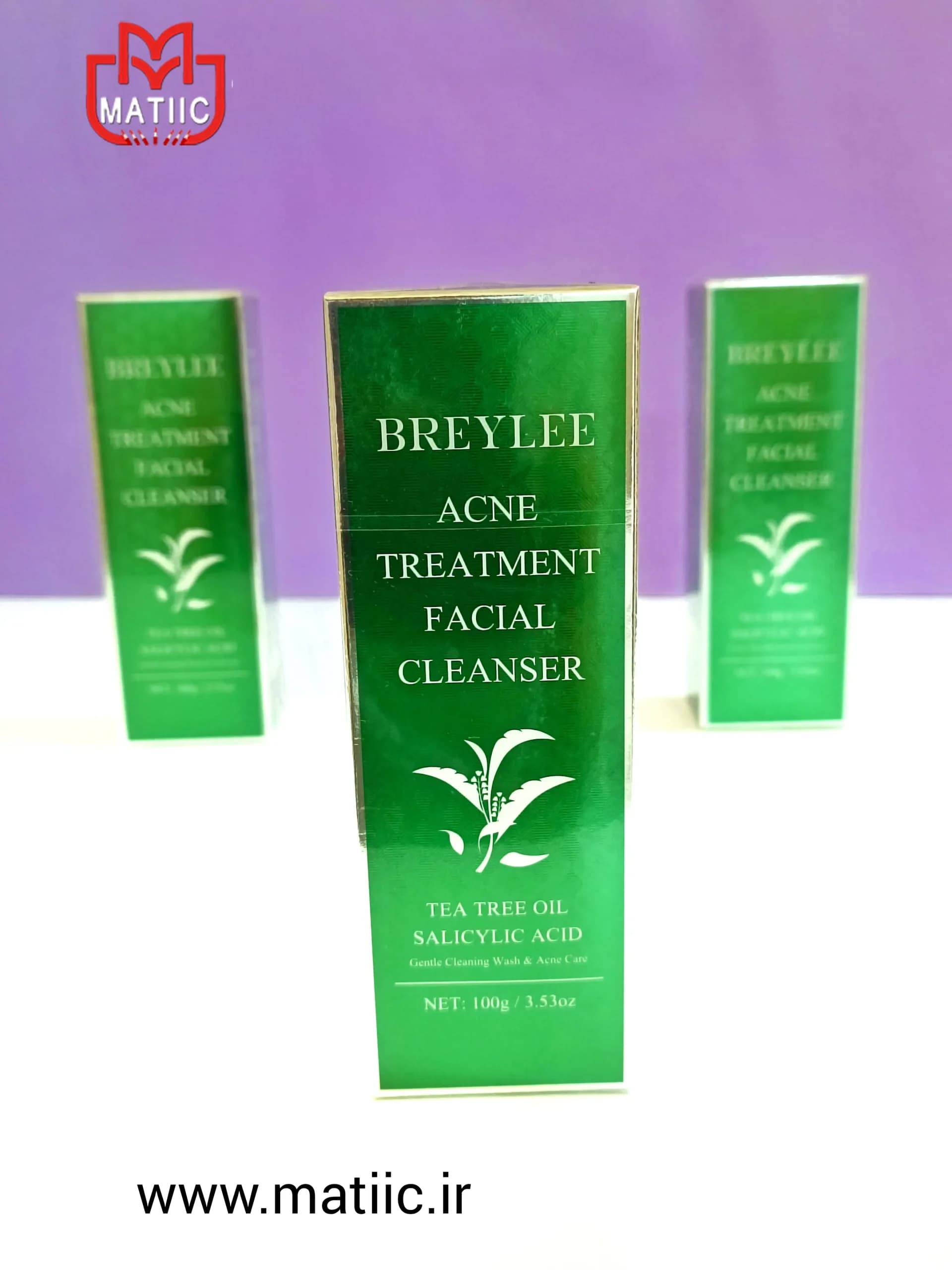 فوم شستشوی ضد جوش و آکنه چای سبز بریلی (Breylee) — تصویر ۴