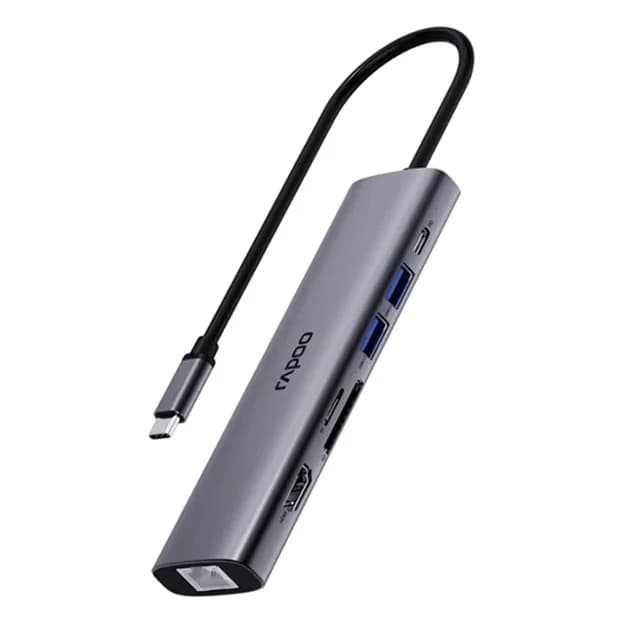 هاب 7 پورت USB-C رپو مدل XD71 — تصویر ۴