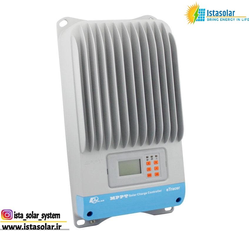 کنترل کننده شارژ خورشیدی ای پی اور 45آمپر 36/48/24/12/ ولت mppt مدل ET4415BND