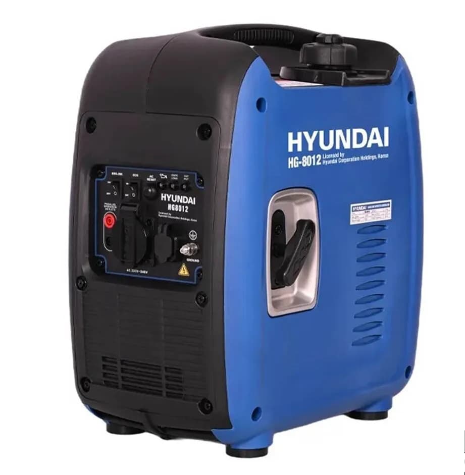 موتور برق اینورتری بنزینی سوپر سایلنت 1.2 کیلو وات هیوندای مدل HG-8012 — تصویر ۲
