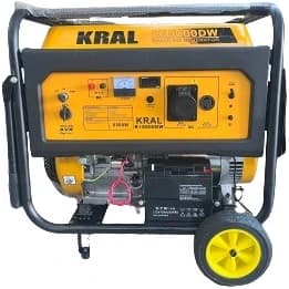 موتور برق بنزینی ظرفیت ۸.۵ کیلووات تکفاز کرال مدل K15000DW — تصویر ۳