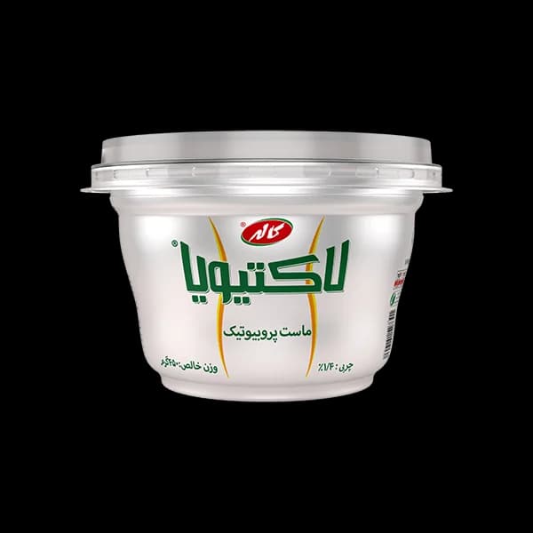 ماست 450 گرمی لاکتیویا کم چرب کاله در بسته 24 عددی — تصویر ۲