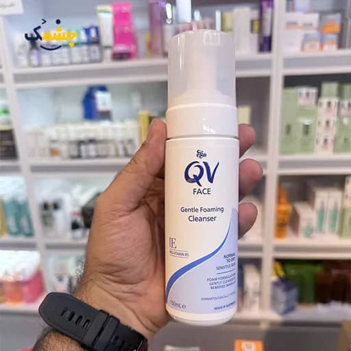 فوم شستشو صورت کیووی مدل Gentle Foaming Cleanser حجم 150 میلیلیتر — تصویر ۴