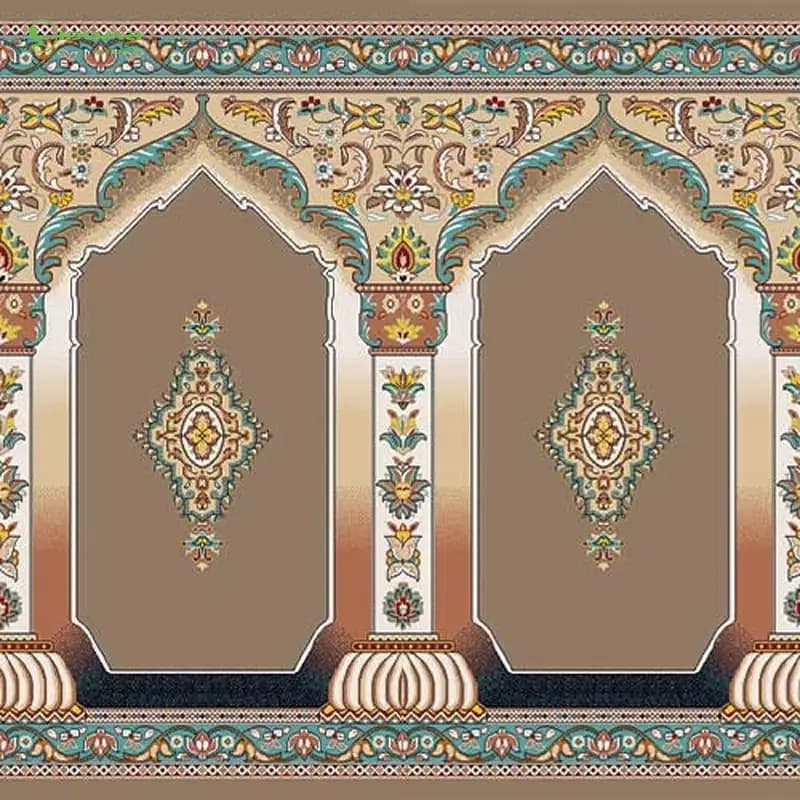 فرش سجاده ای محرابی طرح فرخ — تصویر ۳
