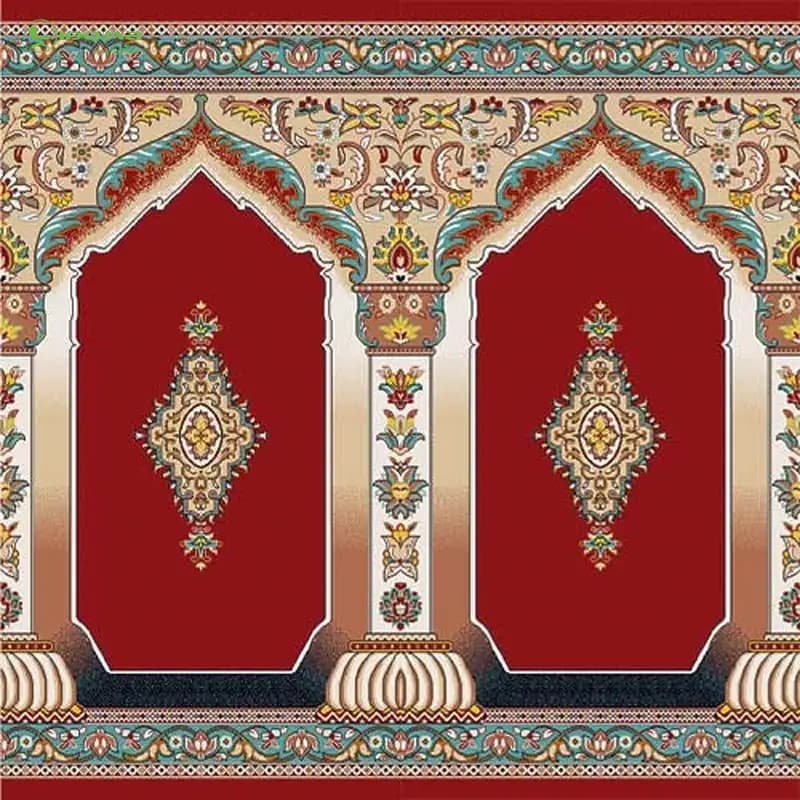 فرش سجاده ای محرابی طرح فرخ — تصویر ۴
