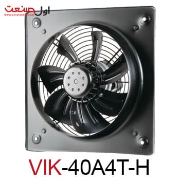 هواکش صنعتی 40 سانت سه فاز پرتوان سری ایلکا هفت پر مدل VIK-40A4T-H