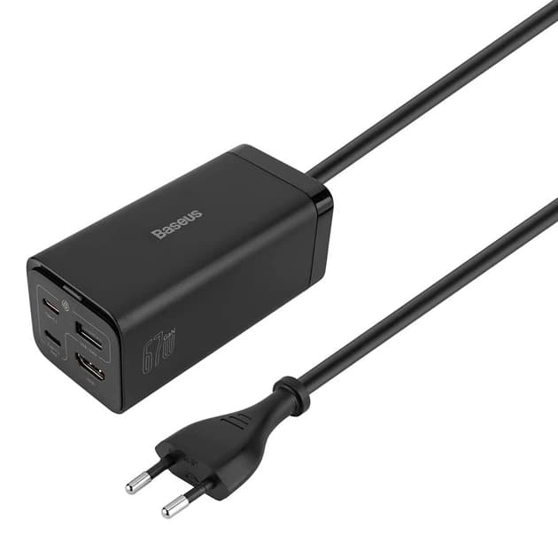 شارژر دسکتاپ باسئوس مدل Baseus Gan5 Pro 1U+2C+HDMI 67W