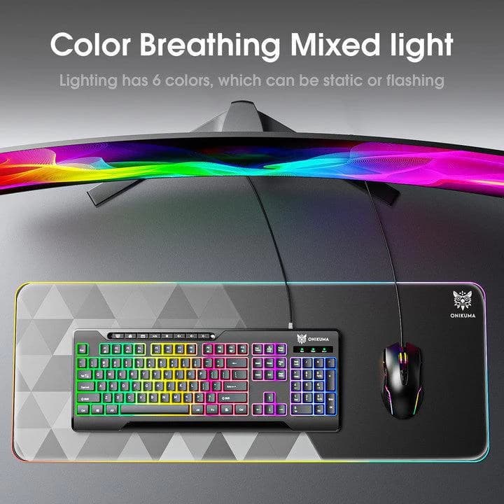 کیبورد گیمینگ اونیکوما مدل Onikuma G32 Membrane RGB — تصویر ۱۰
