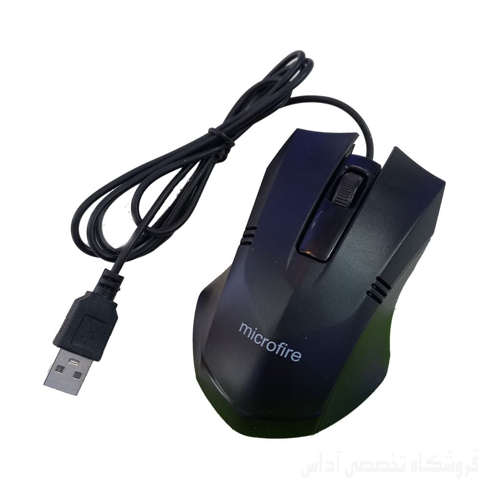 موس و کیبورد سیم دار میکروفایر microfire CMW-100 — تصویر ۳