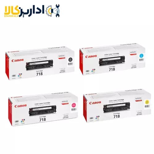 ست کارتریج تونر چهار رنگ کانن Canon 718 — تصویر ۴