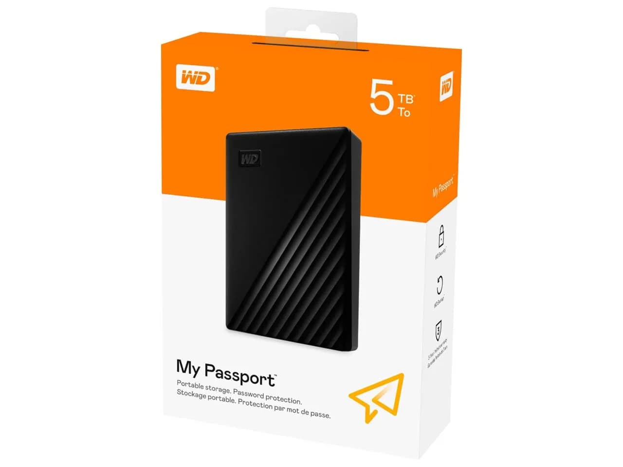 هارد اکسترنال وسترن دیجیتال مدل Western Digital My Passport ظرفیت 5 ترابایت — تصویر ۱۲