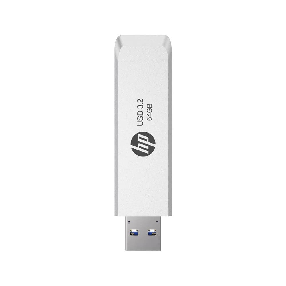 فلش مموری اچ پی مدل 819w USB3.2 64GB نقرهای — تصویر ۲