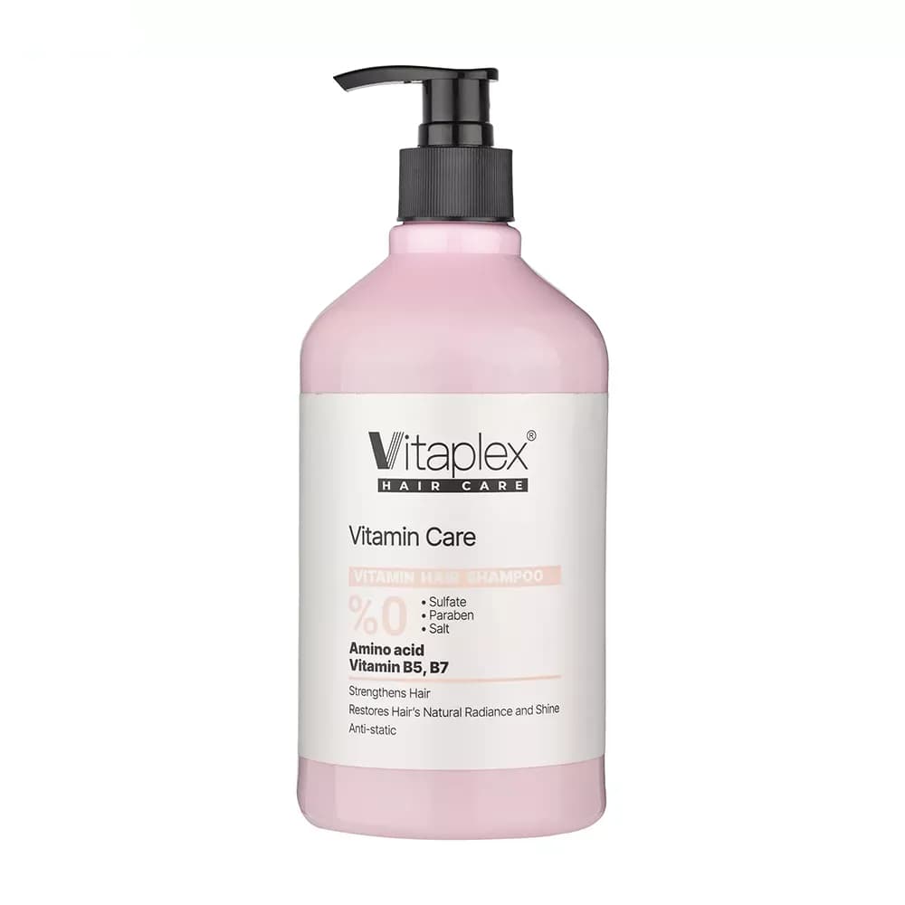 شامپو ویتاپلکس مدل Vitamin Care مناسب موهای خشک و معمولی حجم 500 میلیلیتر — تصویر ۵