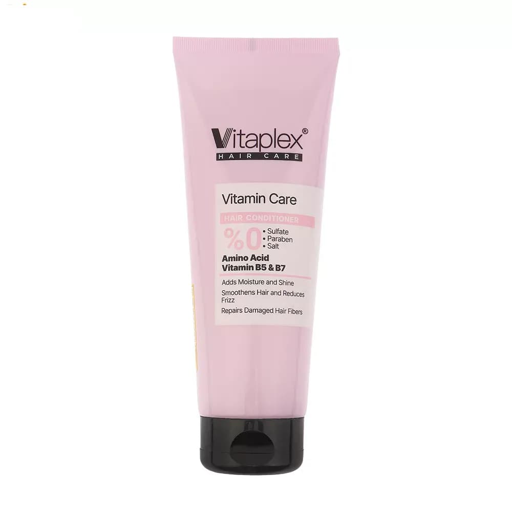 نرمکننده مو ویتاپلکس مدل Vitamin Care موهای خشک و نرمال حجم 250 میلیلیتر — تصویر ۴