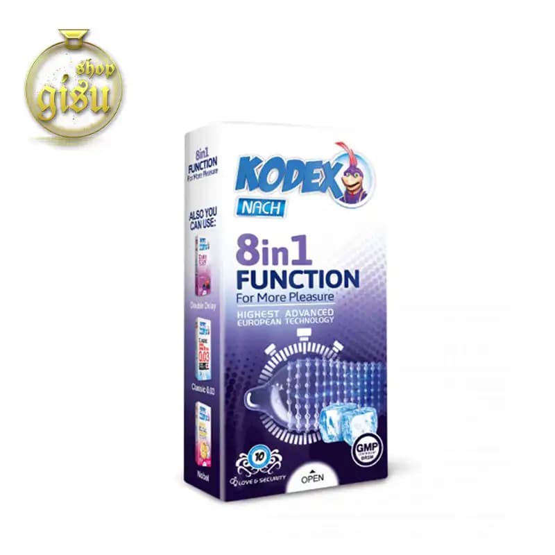 کاندوم ناچ کدکس مدل Kodex 8in1 Function — تصویر ۳