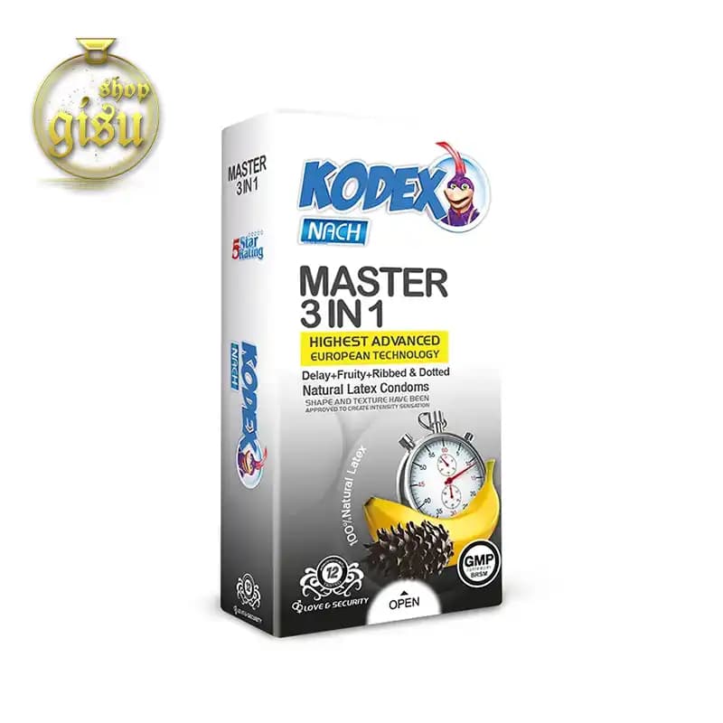 کاندوم 3 کاره کدکس مدل Master 3 in 1 — تصویر ۳